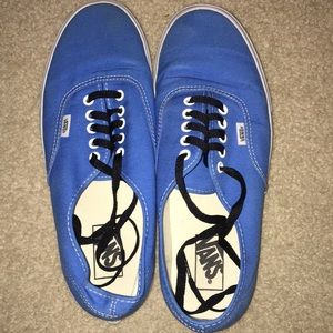 Blue Authentic Low Top Vans